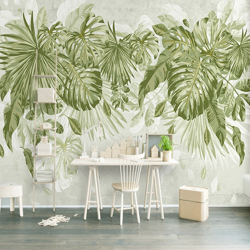 Papier peint Tropical Serre Déco-exotique.fr