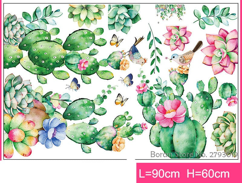 Stickers Cactus Tropicaux Déco-exotique.fr