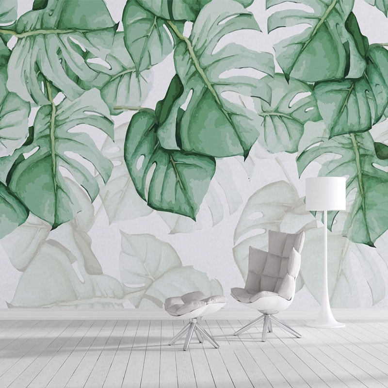 Papier peint Jungle Feuillage Délicat Déco-exotique.fr