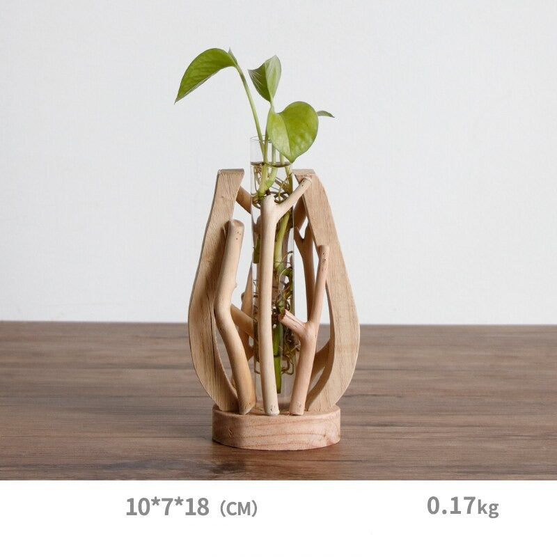 Vase en Bois Flotté Déco-exotique.fr