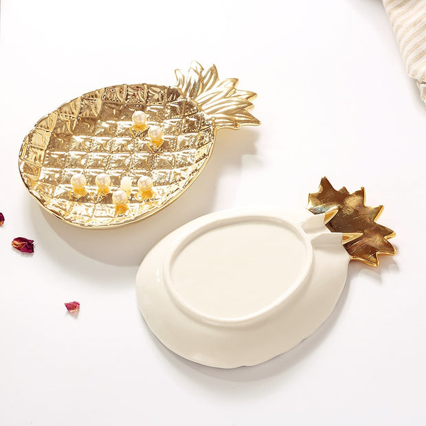 Assiette forme Ananas Déco-exotique.fr