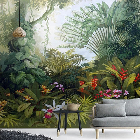 Papier peint Panoramique Jungle Déco-exotique.fr