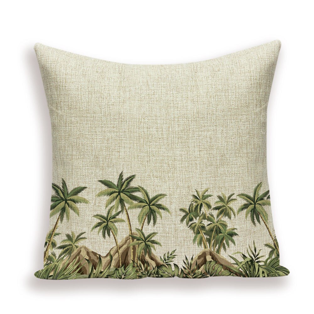 Coussin Jungle 45 x 45 cm Déco-exotique.fr