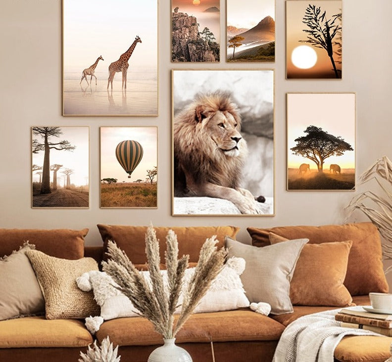 Poster Savane Déco-exotique.fr