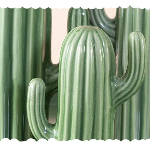 Cactus en céramique Déco-exotique.fr