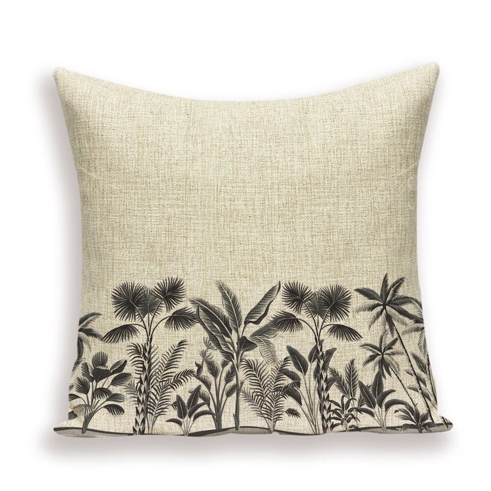 Coussin Jungle 45 x 45 cm Déco-exotique.fr