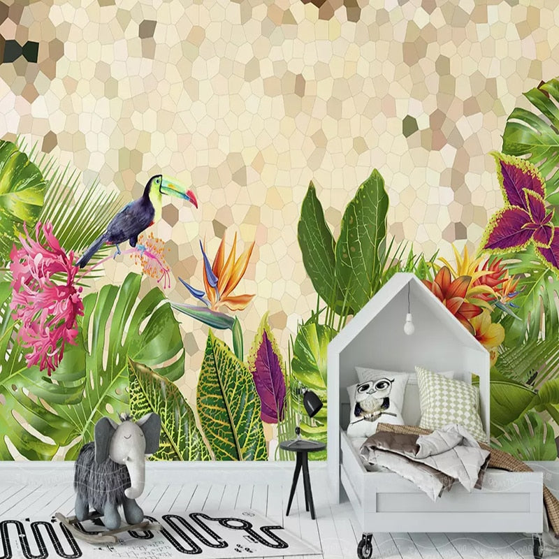 Papier peint Tropical Chambre Enfant Déco-exotique.fr