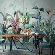 Papier peint Panoramique Jungle Plantes Tropicales Déco-exotique.fr