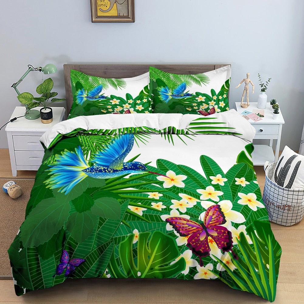 Housse de couette 140x200 Tropical Déco-exotique.fr