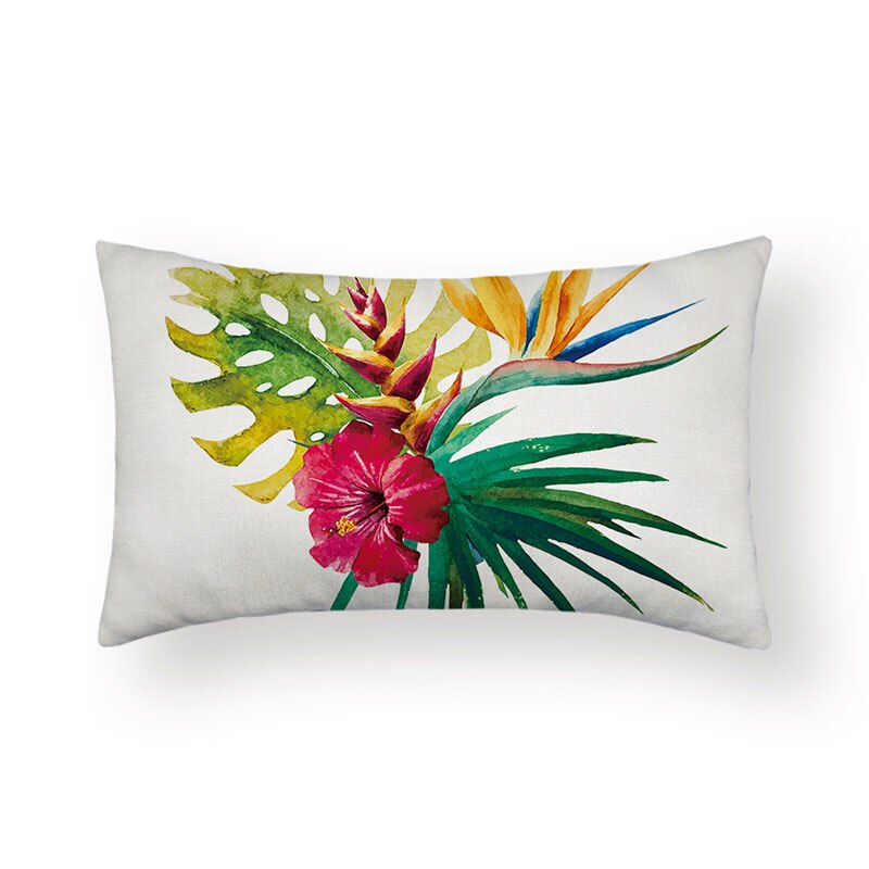 Coussin Rectangulaire Tropical Déco-exotique.fr