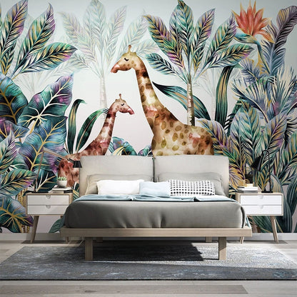 Papier peint Savane Jungle Déco-exotique.fr