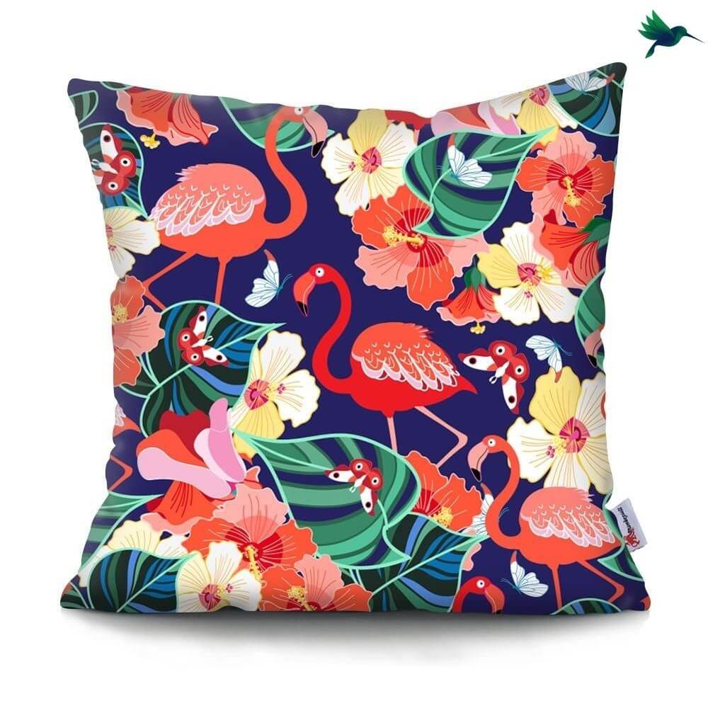 Housse Coussin Motif Tropical Déco-exotique.fr