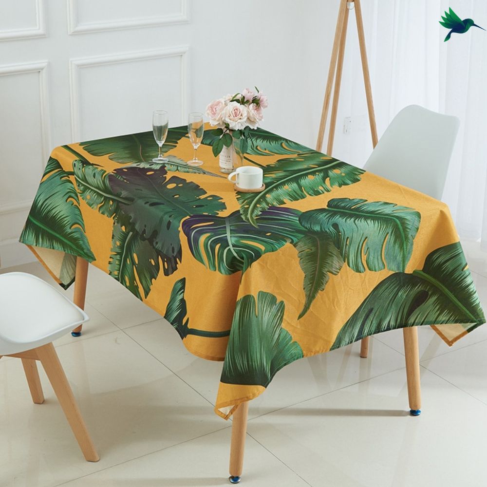 Nappe tropicale Orange Déco-exotique.fr