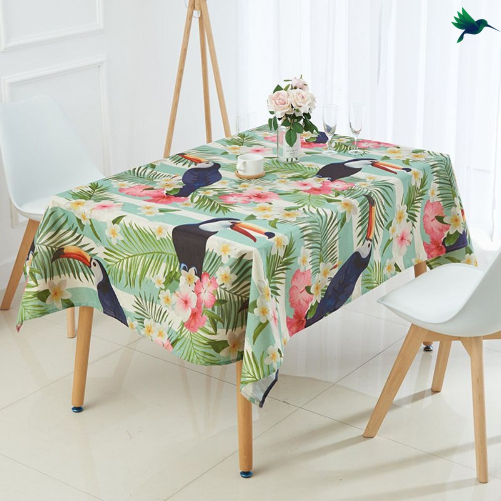 Nappe tropicale Toucan Déco-exotique.fr