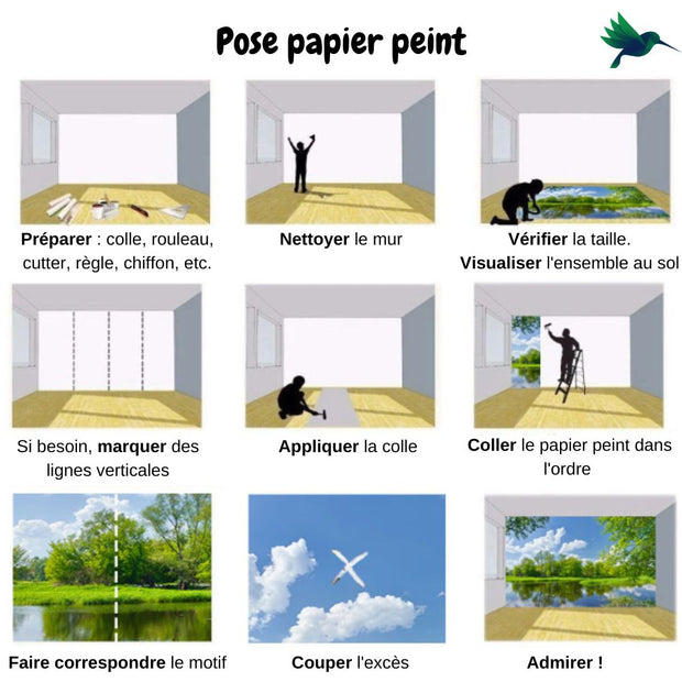 Papier peint Autocollant Jungle Déco-exotique.fr