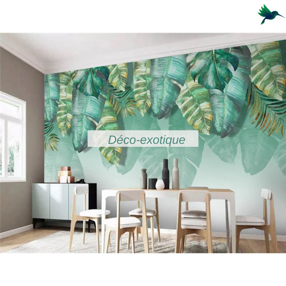 Papier peint Grande feuille Tropicale Déco-exotique.fr