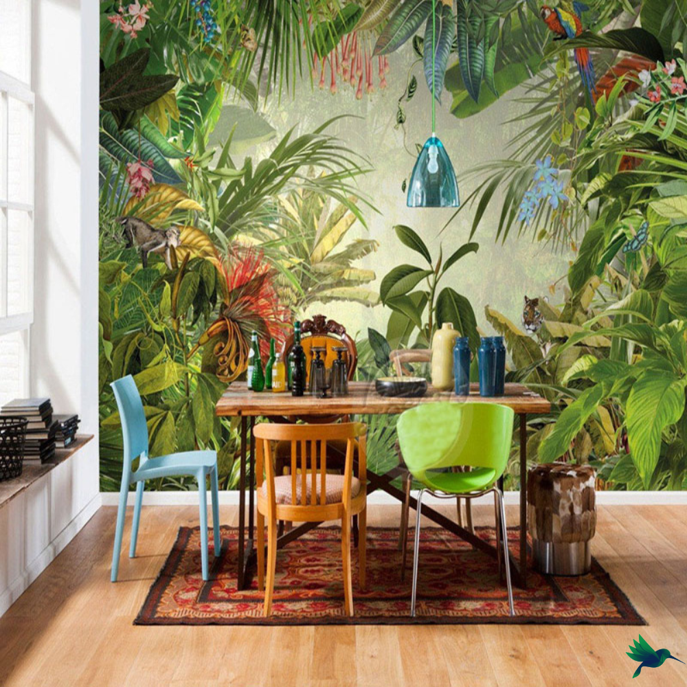 Papier peint Jungle Tropicale Déco-exotique.fr