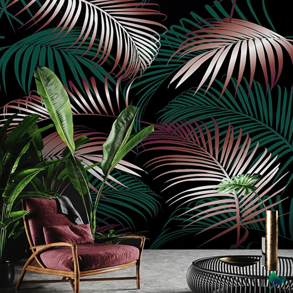 Papier peint Motif Foret tropicale Déco-exotique.fr