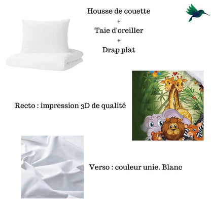 Parure lit Jungle Enfant Déco-exotique.fr