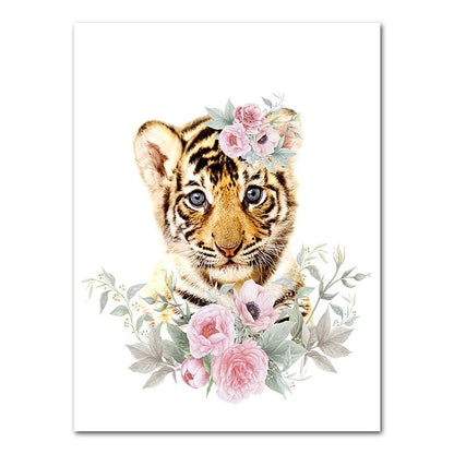 Affiche murale Animaux de la Jungle Déco-exotique.fr