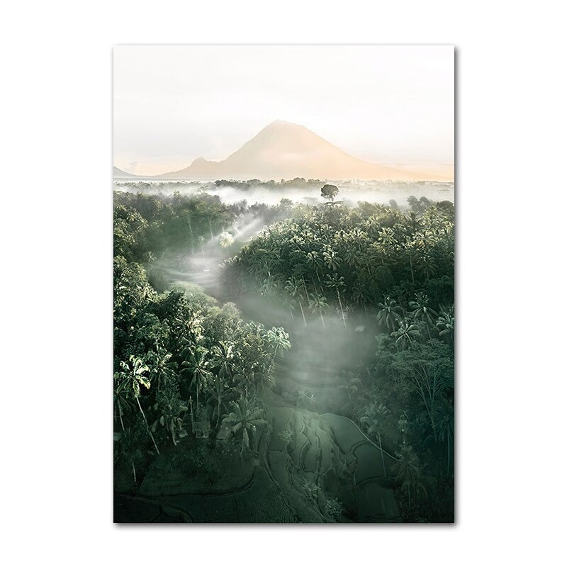 Poster Jungle illustrée Déco-exotique.fr