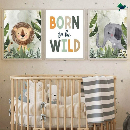 Poster Jungle Enfant Déco-exotique.fr