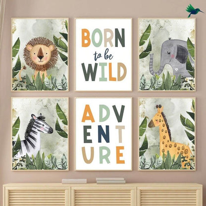 Poster Jungle Enfant Déco-exotique.fr