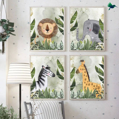 Poster Jungle Enfant Déco-exotique.fr