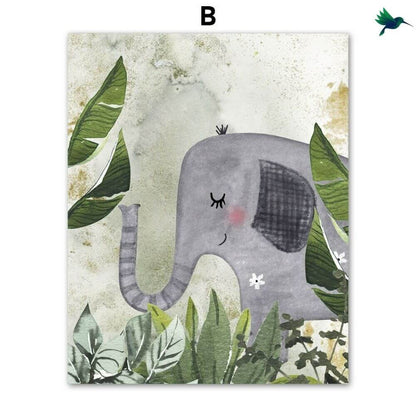 Poster Jungle Enfant Déco-exotique.fr