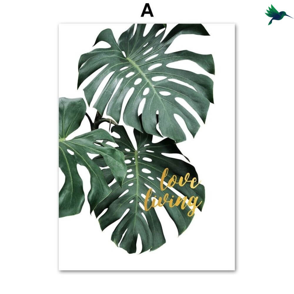 Poster Jungle Feuille Déco-exotique.fr