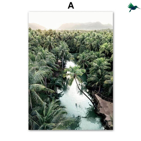 Poster Jungle Tropicale Déco-exotique.fr