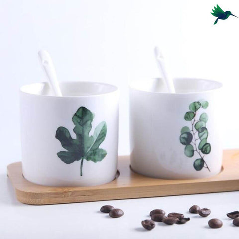 Pot épice motif tropical Déco-exotique.fr