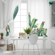 Rideau Cactus Déco-exotique.fr