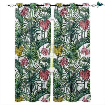 Rideau Jungle Tropical Déco-exotique.fr