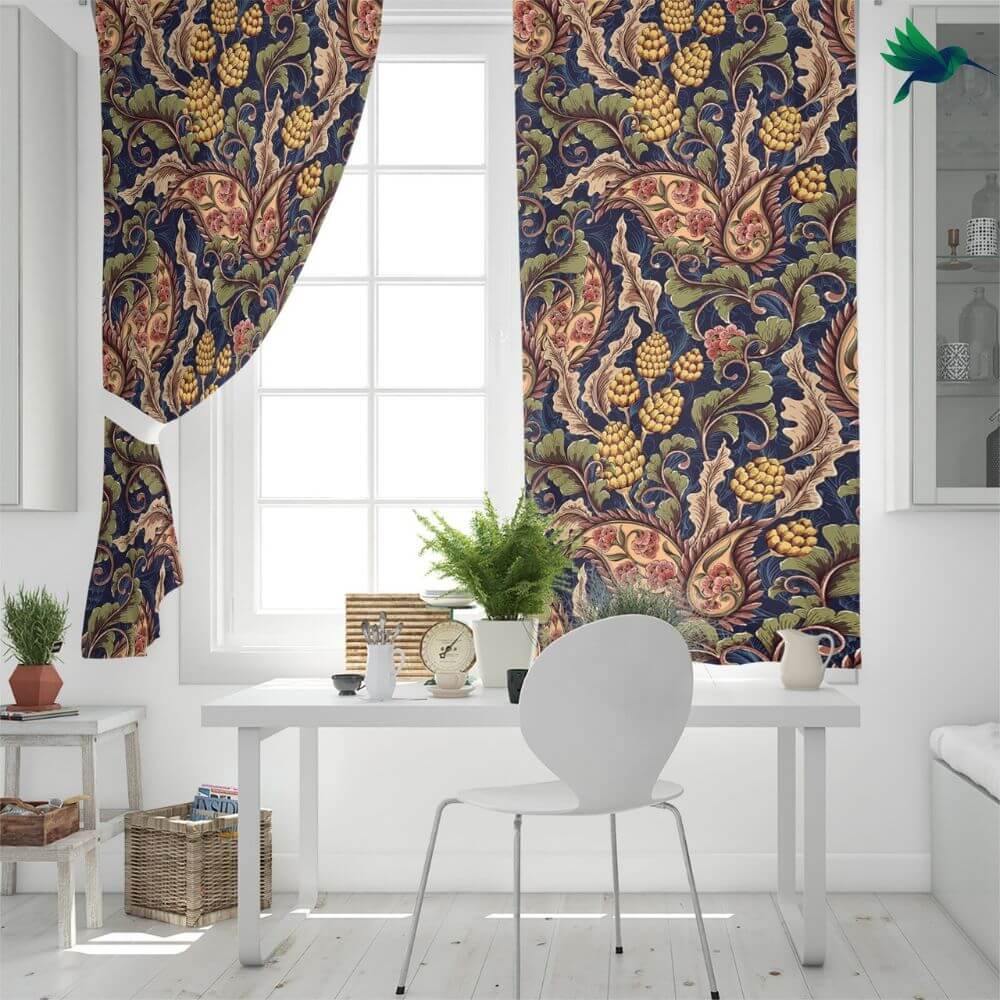 Rideau Tropical Vintage Déco-exotique.fr