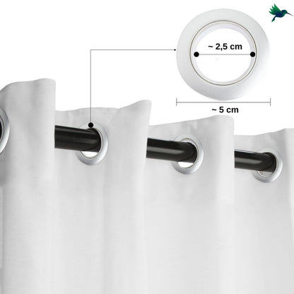 Rideau voilage motif Feuille Déco-exotique.fr