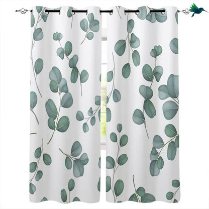 Rideaux Feuille Eucalyptus Déco-exotique.fr
