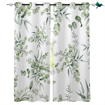 Rideaux Feuille Eucalyptus Déco-exotique.fr