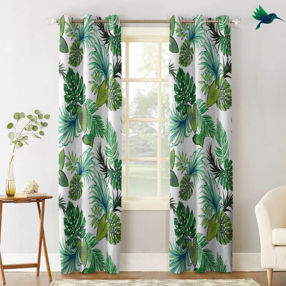 Rideaux feuillage Tropical Déco-exotique.fr