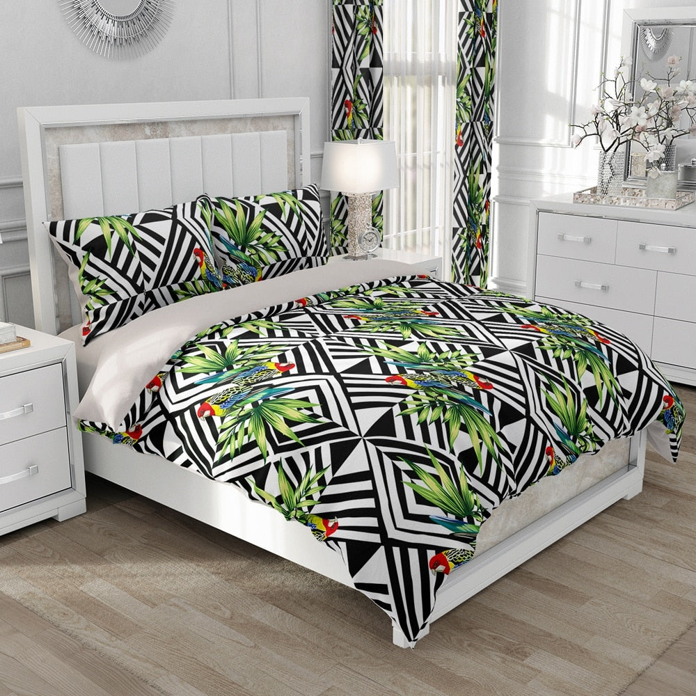 Housse de couette Tropical 200x200 Déco-exotique.fr