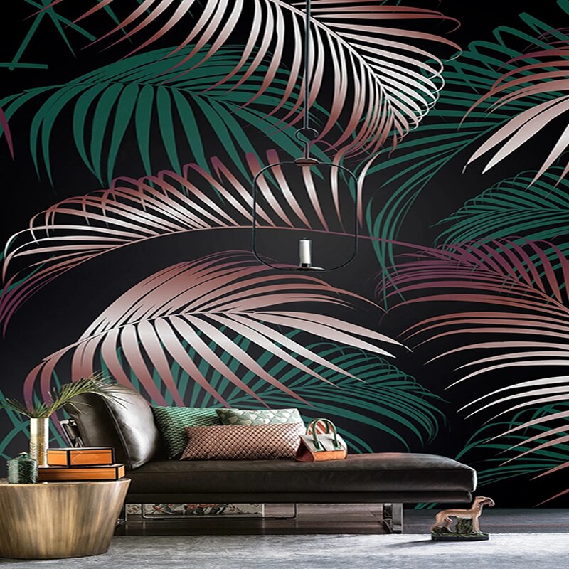 Papier peint Motif Foret tropicale Déco-exotique.fr