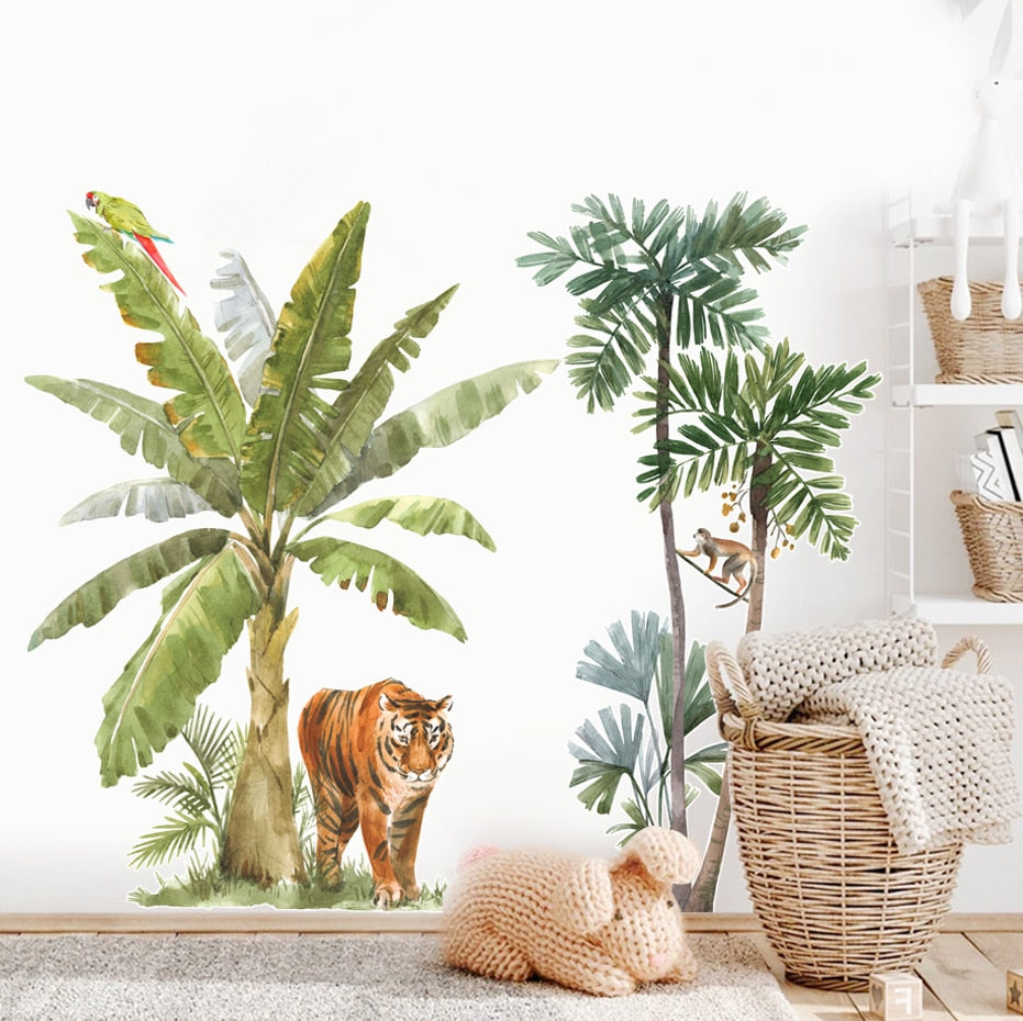 Stickers Savane Jungle Déco-exotique.fr
