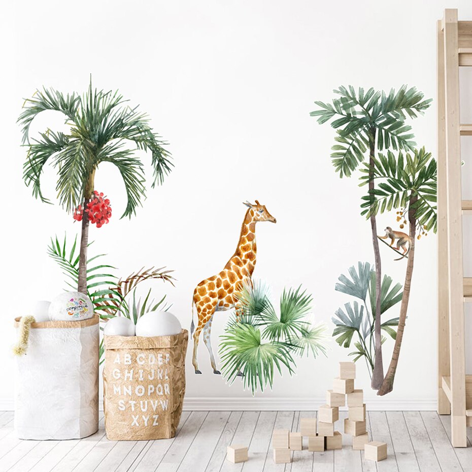 Stickers Savane Jungle Déco-exotique.fr