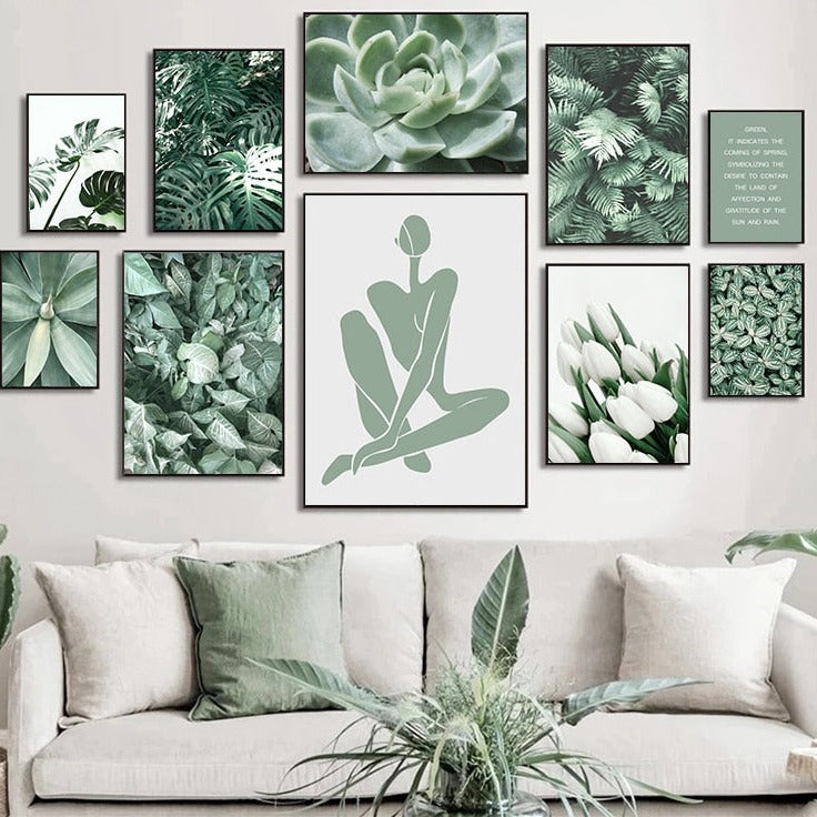 Affiche Jungle Plantes Déco-exotique.fr