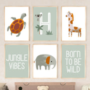 Affiche Jungle "Vibes" Déco-exotique.fr