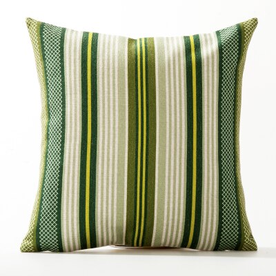 Coussin Tropical jaune et vert Déco-exotique.fr