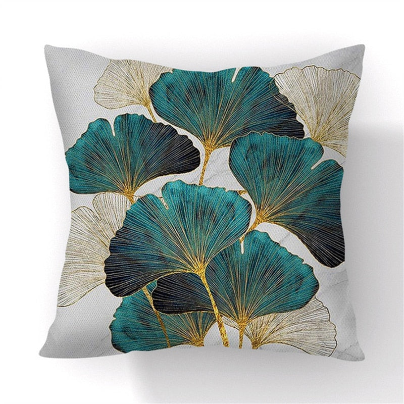 Coussin Ginkgo Déco-exotique.fr