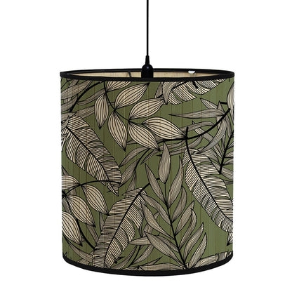 Abat jour Jungle vert Déco-exotique.fr