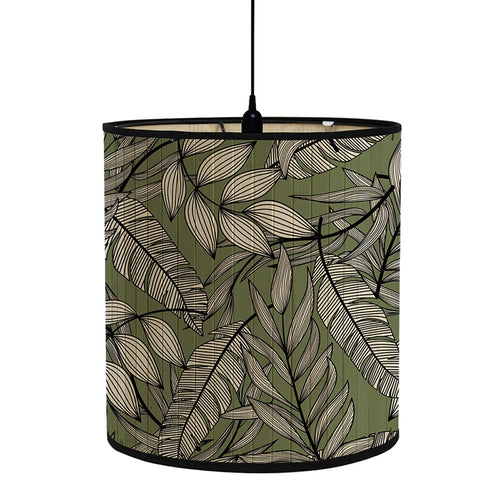 Abat jour Jungle vert Déco-exotique.fr