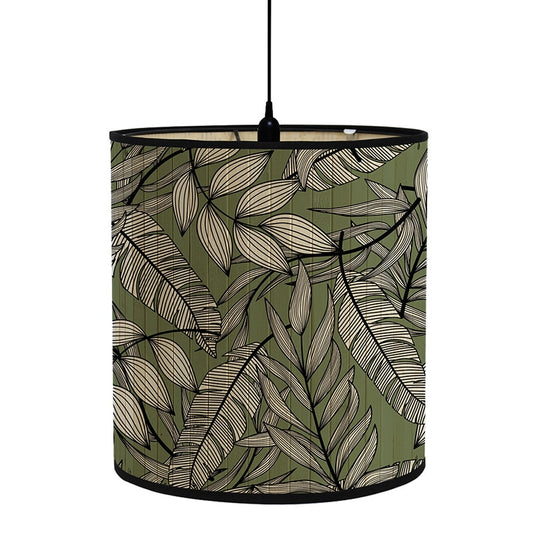 Abat jour Jungle vert Déco-exotique.fr